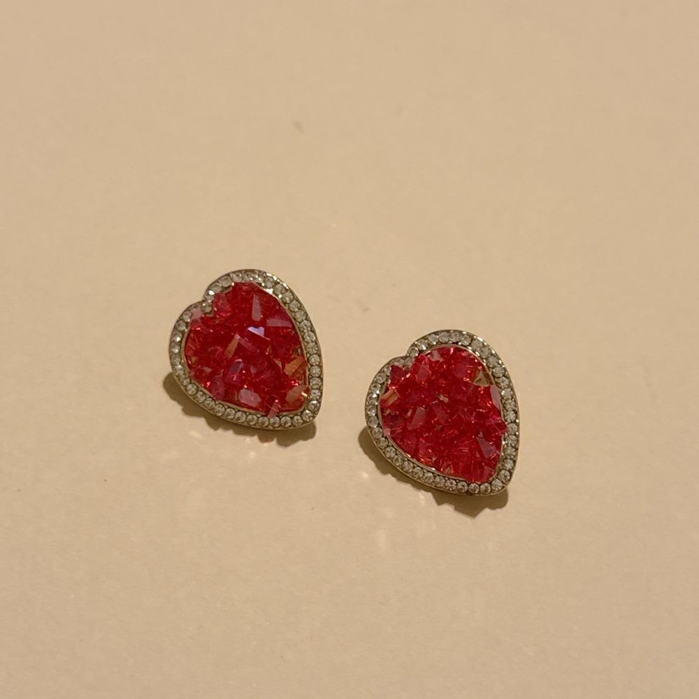 Heart earrings N1210